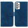 Samsung Galaxy A52 5G / 4G Butterfly Rose Embossed Leather Phone Case - Blue