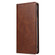 Samsung Galaxy A52 5G / 4G Calf Texture Magnetic Horizontal Flip Leather Case with Holder & Card Slots & Wallet - Brown