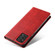 Samsung Galaxy A52 5G / 4G Calf Texture Magnetic Horizontal Flip Leather Case with Holder & Card Slots & Wallet - Red