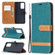 Samsung Galaxy A52 5G / 4G Color Matching Denim Texture Horizontal Flip Leather Case with Holder & Card Slots & Wallet & Lanyard - Green