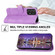 Samsung Galaxy A52 5G / 4G Dierfeng Dream Line TPU + PU Leather Phone Case - Purple