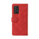 Samsung Galaxy A52 5G / 4G Dual-color Splicing Horizontal Flip PU Leather Case with Holder & Card Slots & Wallet - Red