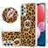 Samsung Galaxy A52 5G / 4G Electroplating Dual-side IMD Phone Case with Ring Holder - Leopard Print