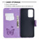 Samsung Galaxy A52 5G / 4G Embossing Two Butterflies Pattern Horizontal Flip PU Leather Case with Holder & Card Slot & Wallet & Lanyard - Purple