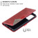 Samsung Galaxy A52 5G / 4G Prismatic Invisible Magnetic Horizontal Flip Leather Case with Holder & Card Slots & Photo Frame - Red