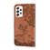 Samsung Galaxy A52 5G / 4G Sika Deer Embossing Pattern Horizontal Flip PU Leather Case with Holder & Card Slot & Wallet & Photo Frame - Brown
