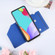 Samsung Galaxy A52 5G / 4G Skin Feel PU + TPU + PC Back Cover Shockproof Case with Card Slots & Holder & Photo Frame - Royal Blue