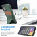 Samsung Galaxy A52 5G / 4G Ultra-thin Shockproof Protective Case with Holder & Metal Magnetic Function - Green