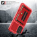 Samsung Galaxy A52 5G / 4G ZM06 Card Bag TPU + Leather Phone Case - Red
