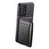 Samsung Galaxy A52 5G Crocodile Texture Card Bag Design Full Coverage Phone Case - Black