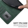 Samsung Galaxy A52 5G Cubic Skin Feel Flip Leather Phone Case - Dark Green