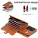 Samsung Galaxy A52 5G RFID Card Slot Leather Phone Case with Long Lanyard - Brown