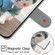 Samsung Galaxy A52 5G Voltage Colored Drawing Magnetic Clasp Horizontal Flip PU Leather Case with Holder & Card Slots - C15 Blue Sweater White Cat