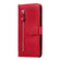 Samsung Galaxy A52 5G/4G Fashion Calf Texture Zipper Horizontal Flip Leather Case with Stand & Card Slots & Wallet Function - Red