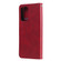 Samsung Galaxy A52 5G/4G Fashion Calf Texture Zipper Horizontal Flip Leather Case with Stand & Card Slots & Wallet Function - Red