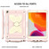 Beige PC + Silicone Anti-drop Protective Case with Butterfly Shape Holder & Pen Slot iPad 10.2 2021 & 2020 & 2019 / Air 3 10.5 inch - Beige + Rose Pink