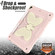 Beige PC + Silicone Anti-drop Protective Case with Butterfly Shape Holder & Pen Slot iPad 10.2 2021 & 2020 & 2019 / Air 3 10.5 inch - Beige + Rose Pink