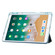 Clear Acrylic 3-Fold Leather Tablet Case iPad 10.2 2019 / 10.2 2020 / 10.2 2021 / Pro 10.5 2017 / Air 10.5 2019 - Dark Green