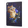 Colored Drawing Horizontal Flip Leather Case with Holder & Card Slots & Sleep / Wake-up Function iPad 10.2 / iPad Air 10.5 （2019） / iPad Pro 10.5 inch - Skateboard Cat