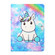 Colored Drawing Horizontal Flip Leather Case with Holder & Card Slots & Sleep / Wake-up Function iPad 10.2 / iPad Air 10.5 （2019） / iPad Pro 10.5 inch - Unicorn