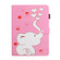 Colored Drawing Pattern Horizontal Flip PU Leather Case with Holder & Card Slot & Sleep / Wake-up Function iPad Pro 10.2 2021 / 2020 / 2019 / 10.5 - 2019 - Loving Elephant