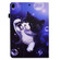 Colored Drawing Stitching Elastic Band Leather Smart Tablet Case iPad 10.2 2020 / 2019 / 10.5 2019 - Bubble Cat