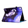 Colored Drawing Stitching Elastic Band Leather Smart Tablet Case iPad 10.2 2020 / 2019 / 10.5 2019 - Bubble Cat