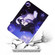 Colored Drawing Stitching Elastic Band Leather Smart Tablet Case iPad 10.2 2020 / 2019 / 10.5 2019 - Bubble Cat