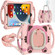 Cute Cat King Kids Shockproof Silicone Tablet Case with Holder & Shoulder Strap & Handle iPad 10.2 2019 / 2020 / 2021 / Pro 10.5 - Pink