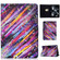 iPad 10.2 / 10.5 - 2017 & Air 10.5 - 2019 Voltage Painted Pattern Tablet PC Protective Leather Case with Bracket & Card Slots & Sleep / Wake-up & Anti-skid Strip - Meteor