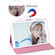 iPad 10.2 / 10.5 / Air 2019 3D Colored Drawing Horizontal Flip Leather Case with Holder & Card Slot & Wallet & Handle - Magnolia