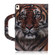 iPad 10.2 / 10.5 / Air 2019 3D Colored Drawing Horizontal Flip Leather Case with Holder & Card Slot & Wallet & Handle - Siberian Tiger