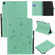 iPad 10.2 / Air - 2019 / Pro 10.5 Cat Bee Embossing Pattern Horizontal Flip Leather Case with Holder & Card Slots & Wallet & Pen Slot & Wake-up / Sleep Function - Green