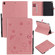 iPad 10.2 / Air - 2019 / Pro 10.5 Cat Bee Embossing Pattern Horizontal Flip Leather Case with Holder & Card Slots & Wallet & Pen Slot & Wake-up / Sleep Function - Pink
