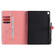 iPad 10.2 / Air - 2019 / Pro 10.5 Cat Bee Embossing Pattern Horizontal Flip Leather Case with Holder & Card Slots & Wallet & Pen Slot & Wake-up / Sleep Function - Pink