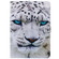 iPad 10.2 / Pro 10.5 / Air 2019 3D Colored Drawing Horizontal Flip Leather Case with Holder & Card Slots & Wallet & Sleep / Wake-up Function - White Leopard