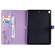 iPad 10.2 / Pro 10.5 / Air 2019 Pressed Printing Woman and Cat Pattern Horizontal Flip Leather Case with Holder & Card Slots & Wallet - Purple