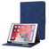 iPad 10.2 2019 / 2020 / 2021 Calf Texture Horizontal Flip Leather Tablet Case - Dark Blue