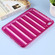 iPad 10.2 2019 / 2020 / 2021 Eiderdown Cushion Shockproof Tablet Case - Rose Red