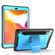 iPad 10.2 2019 360 Degree Rotation PC + Silicone Protective Case with Holder & Hand-strap - Light Blue