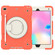 iPad 10.2 2019/10.2 2020/10.2 2021 Silicone + PC Full Body Protection Tablet Case With Holder & Strap - Orange