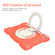 iPad 10.2 2019/10.2 2020/10.2 2021 Silicone + PC Full Body Protection Tablet Case With Holder & Strap - Orange