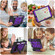 iPad 10.2 2019/2020/2021 Bumblebee Silicone+PC Shockproof Tablet Case with Holder - Black Purple iPad 10.2 2019/2020/2021 Bumblebee Silicone+PC Shockproof Tablet Case with Holder - Black Purple