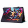 iPad 10.2 2020 / 2019 Painted Pattern Stitching Smart Leather Tablet Case - Colorful Wolf