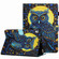 iPad 10.2 2020 / 2019 Painted Pattern Stitching Smart Leather Tablet Case - Moonlight Eagle