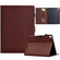 iPad 10.2 2020 / 2019 Solid Color Fiber Texture Smart Tablet Leather Case - Brown iPad 10.2 2020 / 2019 Solid Color Fiber Texture Smart Tablet Leather Case - Brown