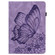 iPad 10.2 2020 / Air 2019 Big Butterfly Embossed Smart Leather Tablet Case - Purple