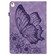 iPad 10.2 2020 / Air 2019 Big Butterfly Embossed Smart Leather Tablet Case - Purple