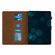 iPad 10.2 2021 / 2020 / 10.5 2019 Diamond Texture Embossed Leather Smart Tablet Case - Brown