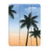 iPad 10.2 2021 / 2020 / 10.5 3-Fold 360 Rotation Painted Leather Smart Tablet Case - Coconut Tree